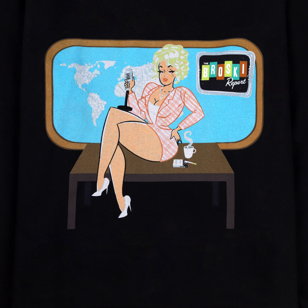Broski News Watching Crewneck